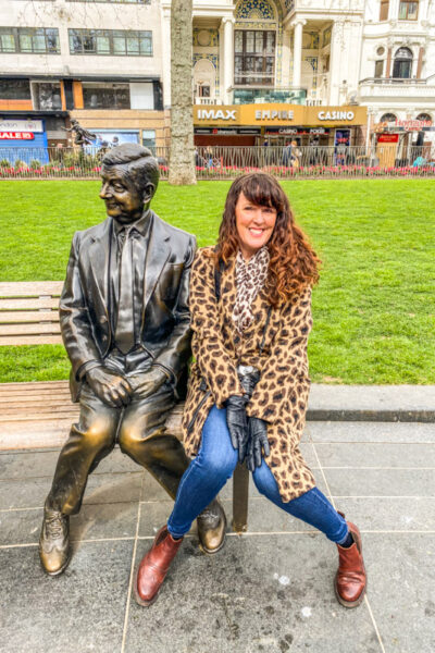 Did you know that you could find a statue of Mr Bean the famous comedy character in Londons Leicester square? The Mr Bean Statue is great fun to find and you can even sit with him for a Selfie