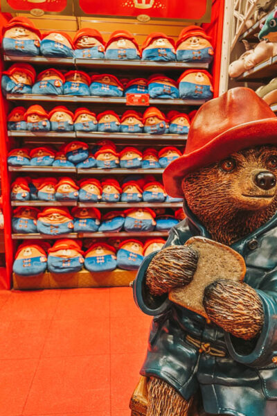Where to find Paddington bear in London