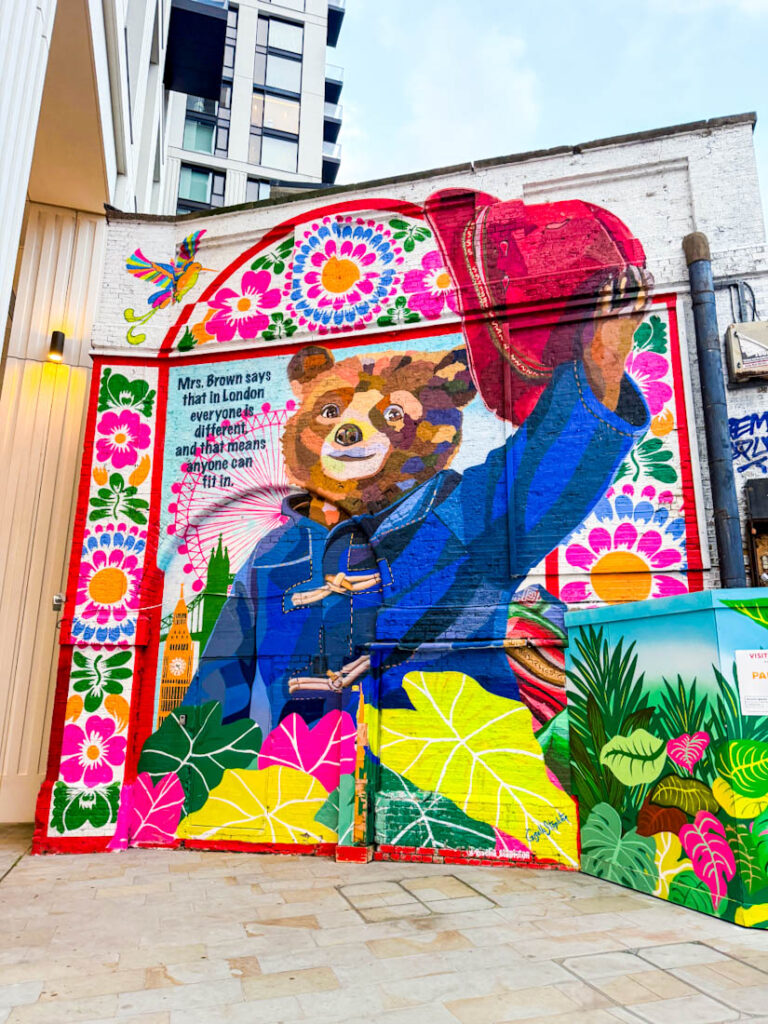 You can also find a huge mural of Paddington at Waterloo Station! It's great for a selfie spot.