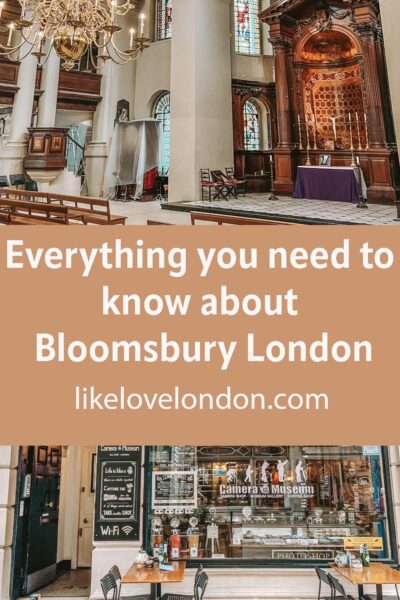 Everything you need to know about visiting the Bloomsbury area in London
