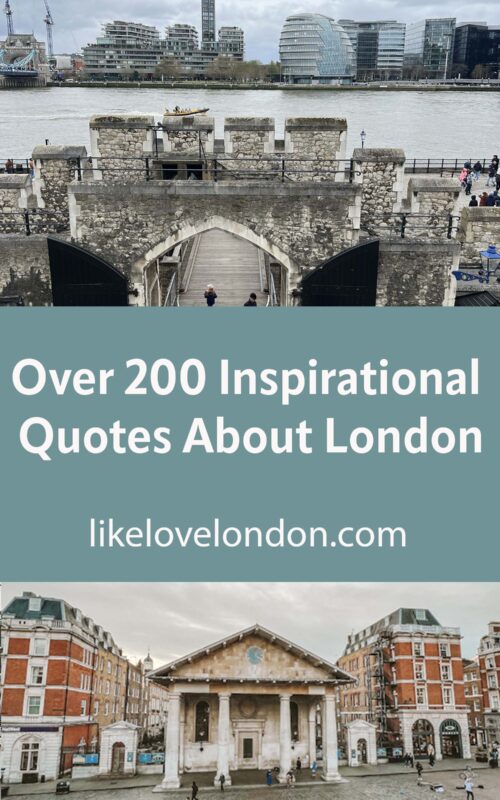 Best London Quotes