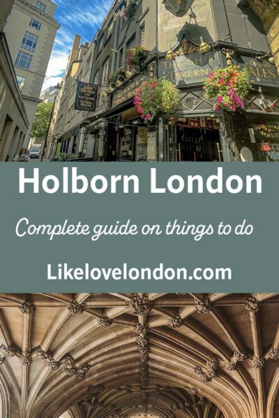 Things to do in Holborn London a complete guide pin image